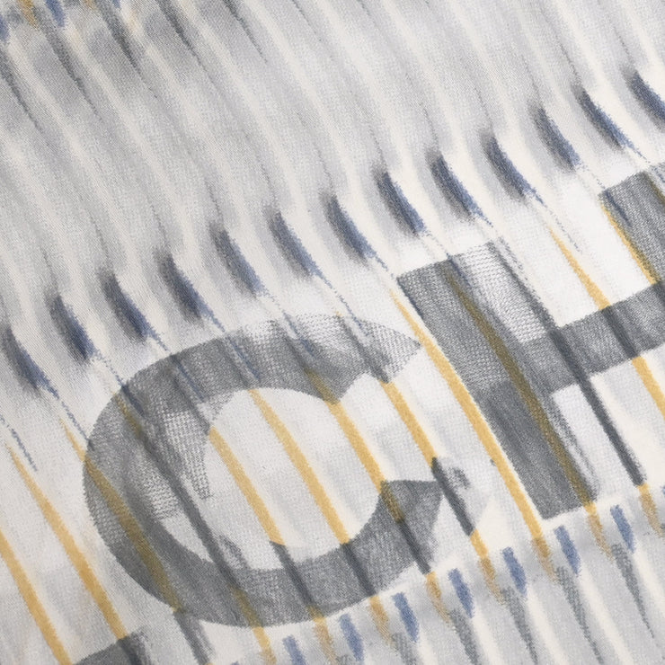 Chanel Shawl Stole White Small Good