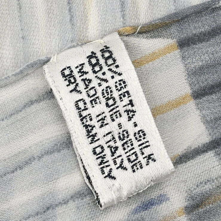 Chanel Shawl Stole White Small Good
