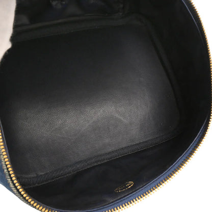 Chanel 1996-1997 Blue Denim Vanity Handbag