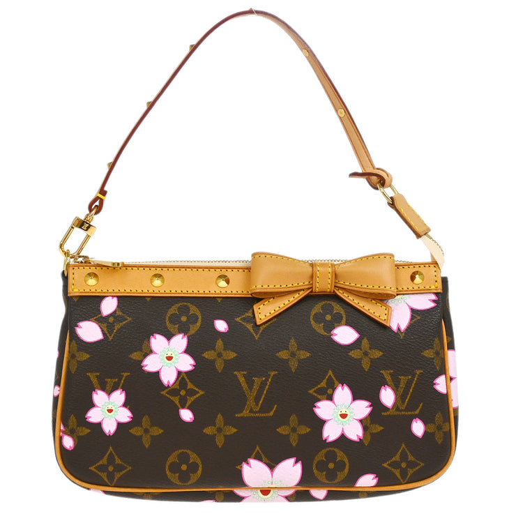 Louis Vuitton 2003 Cherry Blossom Pochette Accessoires Handbag M92006