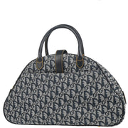 Christian Dior 2002 Navy Double Saddle Trotter Handbag