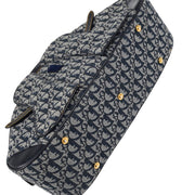 Christian Dior 2002 Navy Double Saddle Trotter Handbag