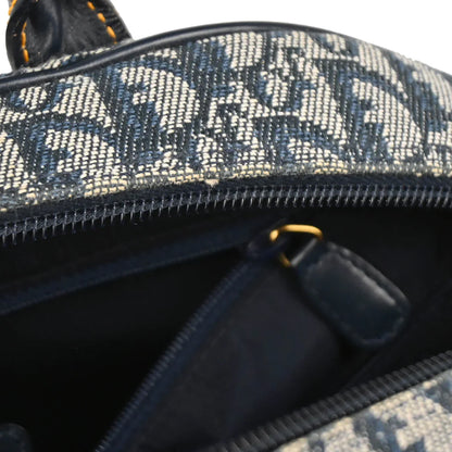 Christian Dior 2002 Navy Double Saddle Trotter Handbag