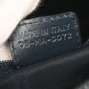 Christian Dior 2002 Navy Double Saddle Trotter Handbag