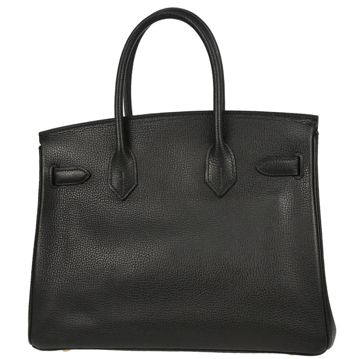 Hermes 2008 Black Liegee Birkin 30 Handbag