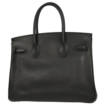 Hermes 2008 Black Liegee Birkin 30 Handbag