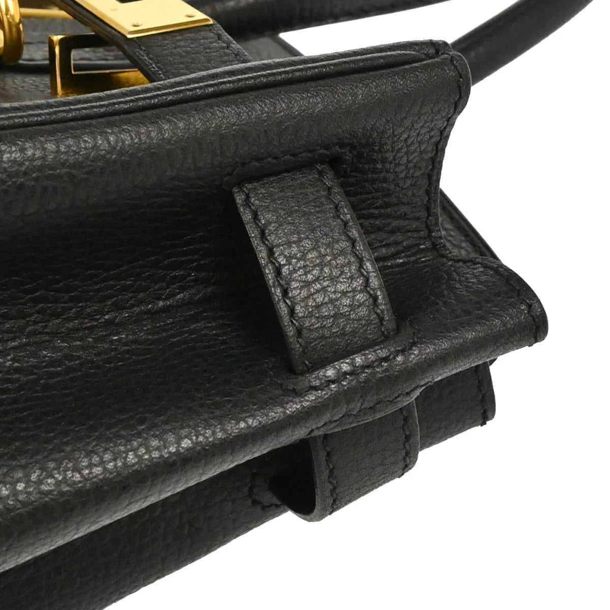 Hermes 2008 Black Liegee Birkin 30 Handbag