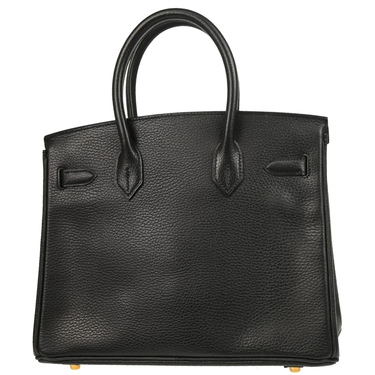 Hermes 2003 Black Ardennes Birkin 30 Handbag