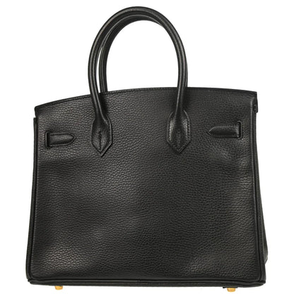 Hermes 2003 Black Ardennes Birkin 30 Handbag