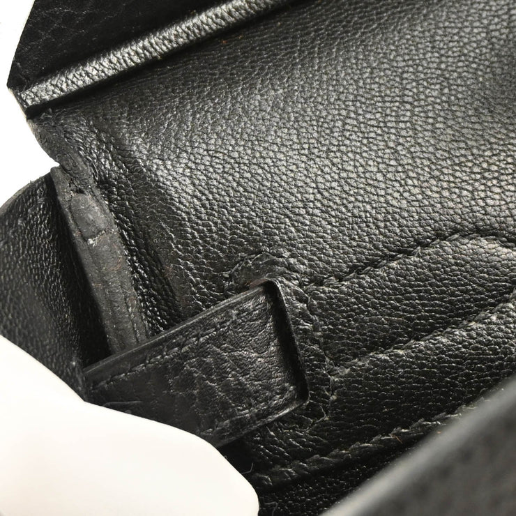 Hermes 2003 Black Ardennes Birkin 30 Handbag