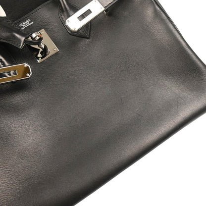 Hermes 2006 Black Swift Birkin 30 Handbag