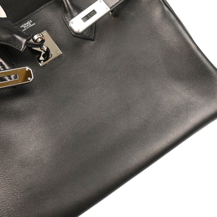 Hermes 2006 Black Swift Birkin 30 Handbag
