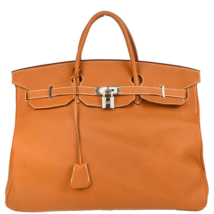 Hermes 2009 Gold Togo Birkin 50 Handbag