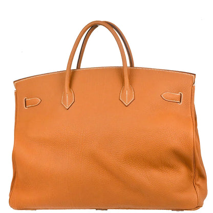 Hermes 2009 Gold Togo Birkin 50 Handbag