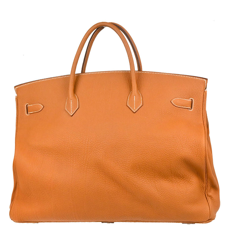 Hermes 2009 Gold Togo Birkin 50 Handbag