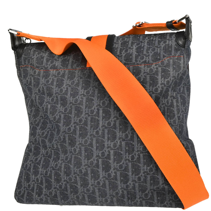 Christian Dior 2005 Indigo Denim Trotter Shoulder Bag