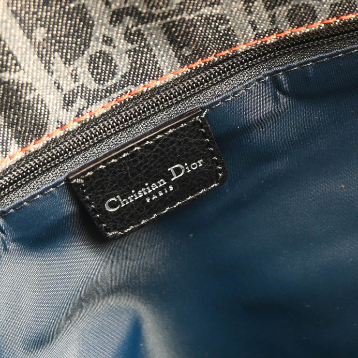 Christian Dior 2005 Indigo Denim Trotter Shoulder Bag