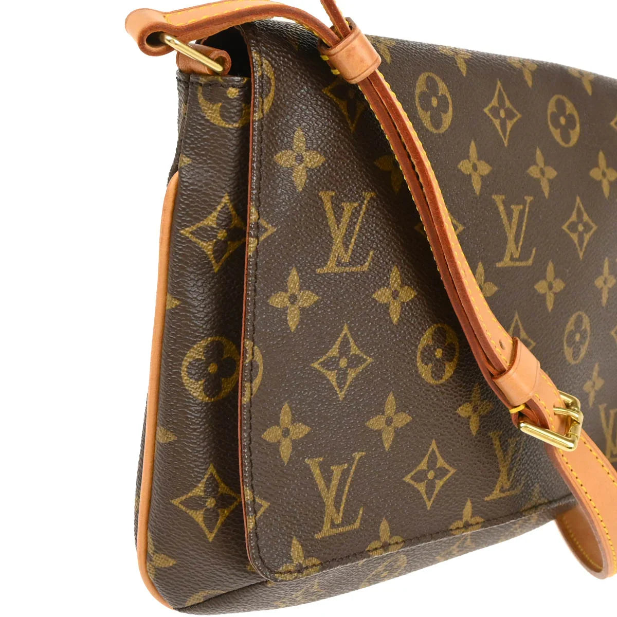 Louis Vuitton 2001 Monogram Musette Tango Short Shoulder Bag M51257