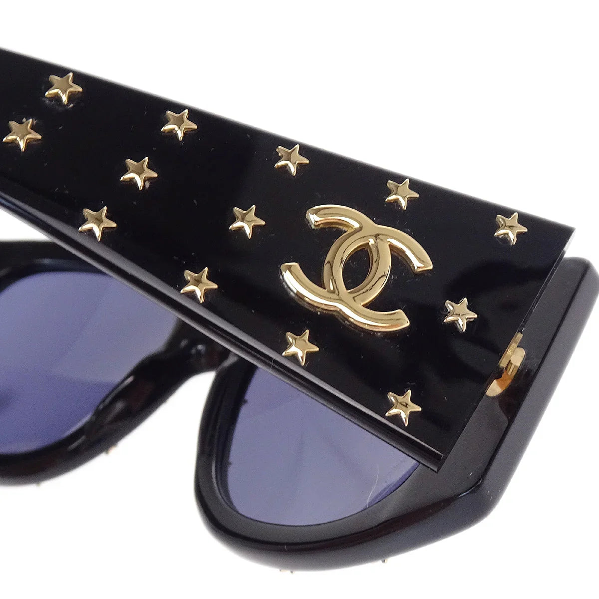 Chanel Sunglasses Eyewear Black Small Good