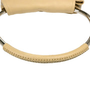 Prada Beige Leather Vitello Daino Ring Handbag