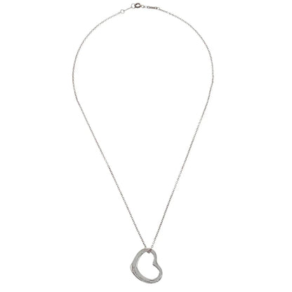 Tiffany & Co. Heart Pendant Necklace Ag925 Silver