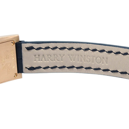 Harry Winston * 332LQR Avenue C Mini Quartz Watch 18KPG Diamond