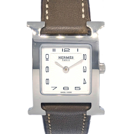 Hermes H Watch HH1.210 Quartz Watch SS Gray