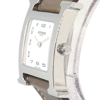Hermes H Watch HH1.210 Quartz Watch SS Gray