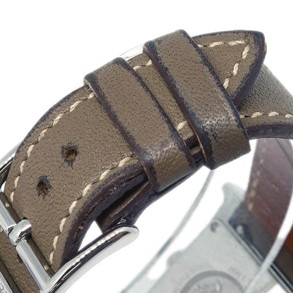 Hermes H Watch HH1.210 Quartz Watch SS Gray