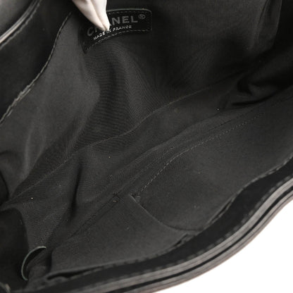 Boy Reverso Chanel 2013-2014 Black Lambskin New-Medium Shoulder Bag