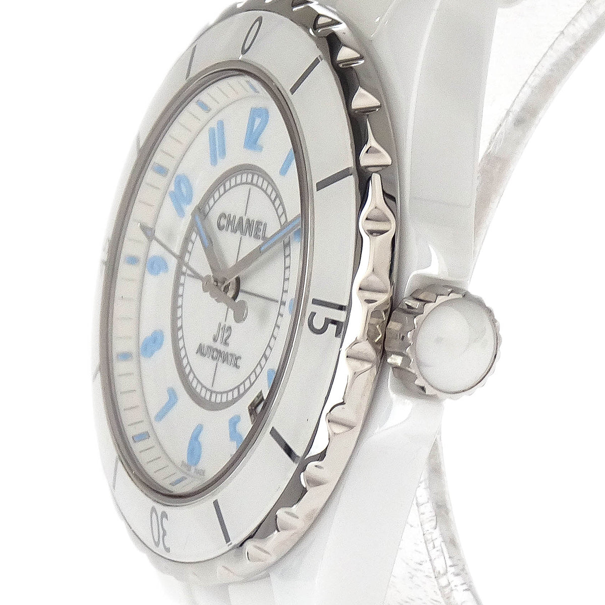 Chanel Ref.H3826 J12 Blue Light 38mm Self-winding Watch Ceramic SS