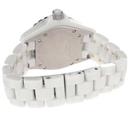 Chanel Ref.H2570 J12 34mm Quartz Watch Ceramic SS Diamond