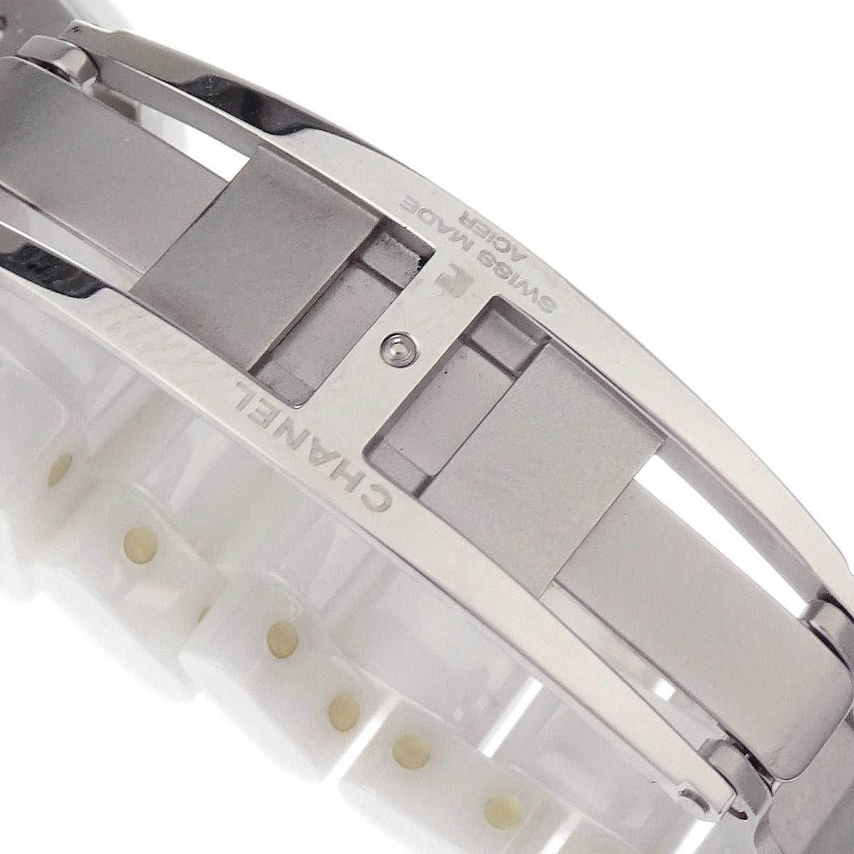 Chanel Ref.H2570 J12 34mm Quartz Watch Ceramic SS Diamond