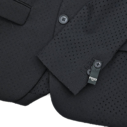 Fendi Long Sleeve Jacket Black #44