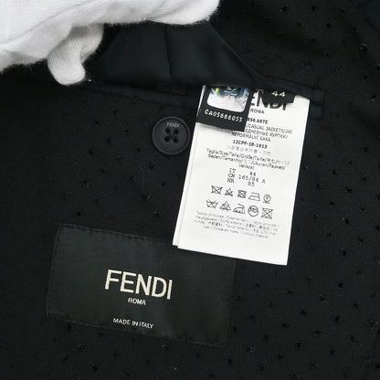 Fendi Long Sleeve Jacket Black #44