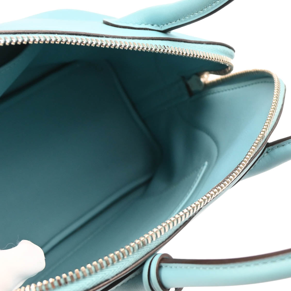 Hermes 2015 Blue Atoll Swift Bolide Secret Handbag