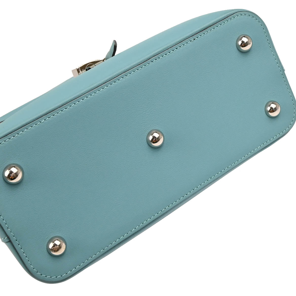 Hermes 2015 Blue Atoll Swift Bolide Secret Handbag