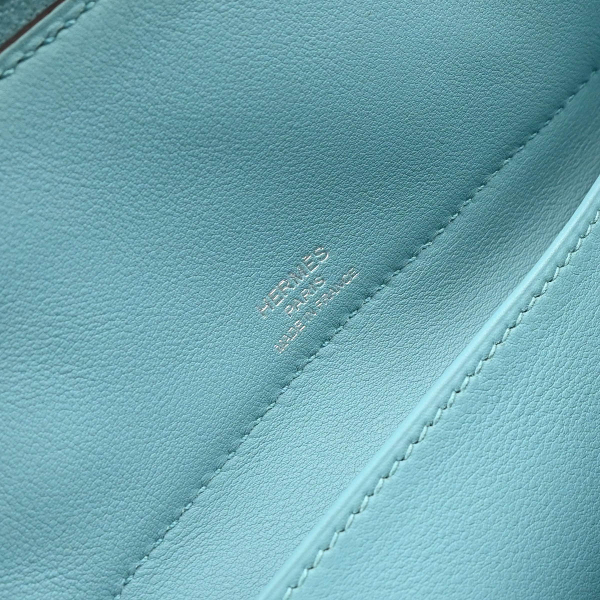 Hermes 2015 Blue Atoll Swift Bolide Secret Handbag