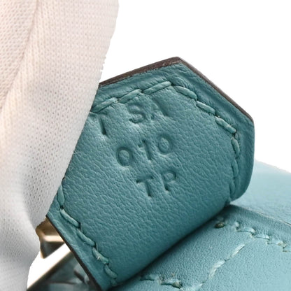 Hermes 2015 Blue Atoll Swift Bolide Secret Handbag