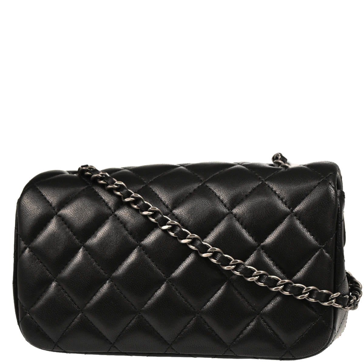 Chanel 2014 Black Lambskin Shoulder Bag