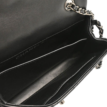 Chanel 2014 Black Lambskin Shoulder Bag