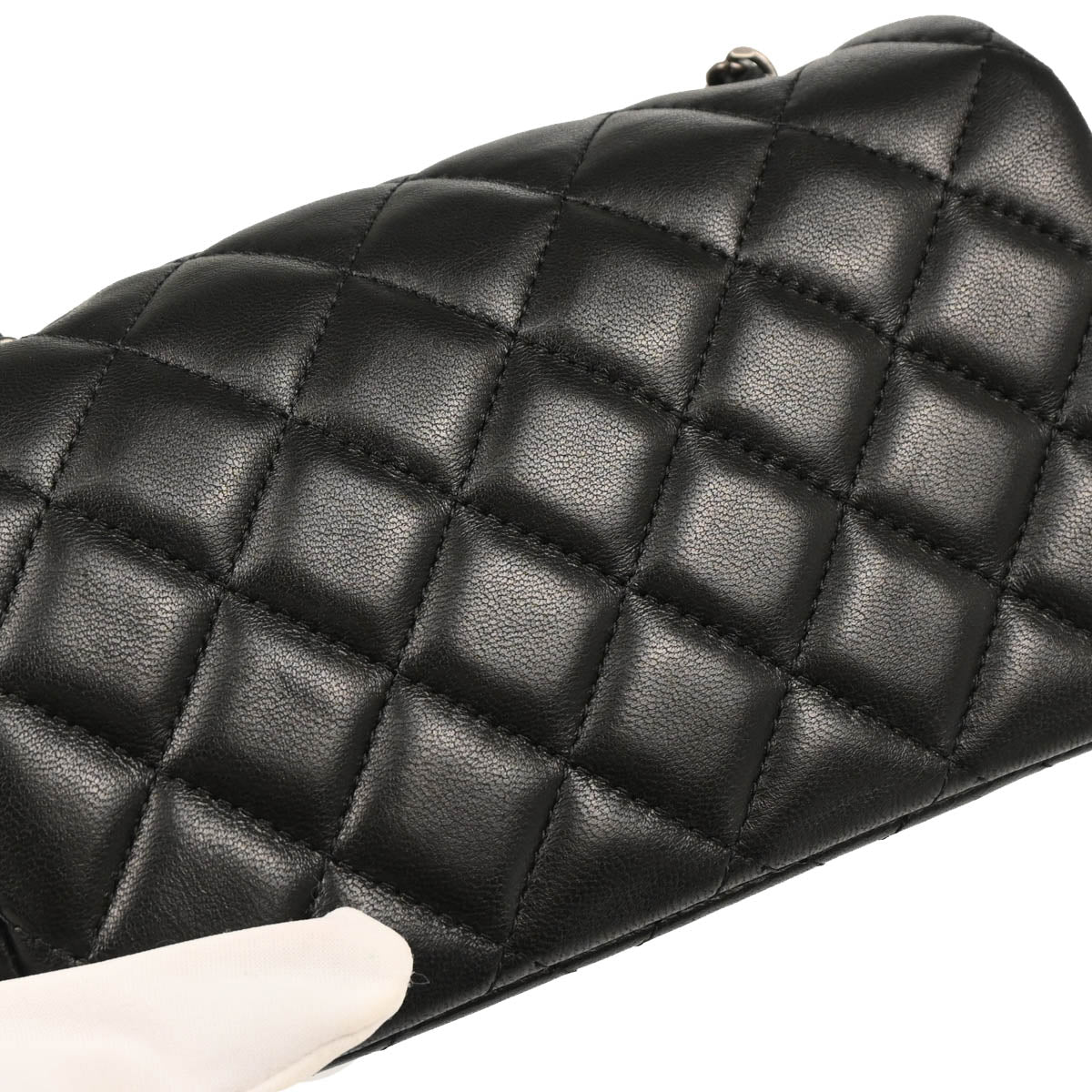 Chanel 2014 Black Lambskin Shoulder Bag