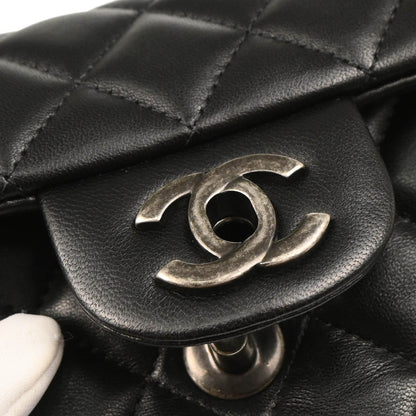 Chanel 2014 Black Lambskin Shoulder Bag