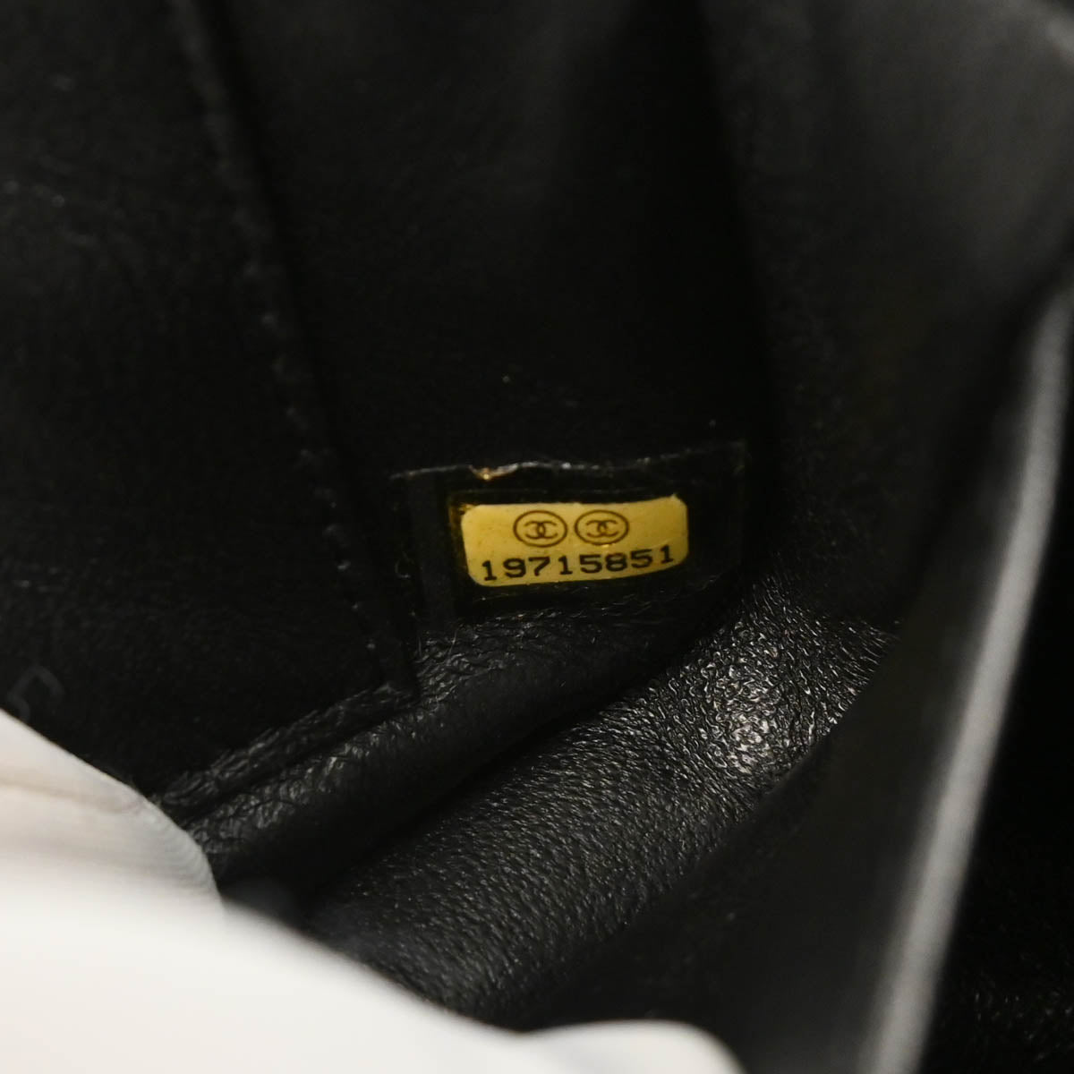 Chanel 2014 Black Lambskin Shoulder Bag