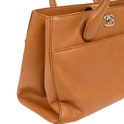 Chanel 2015-2016 Brown Caviar Executive Cerf Tote Bag 2way