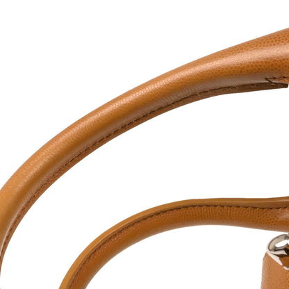 Chanel 2015-2016 Brown Caviar Executive Cerf Tote Bag 2way