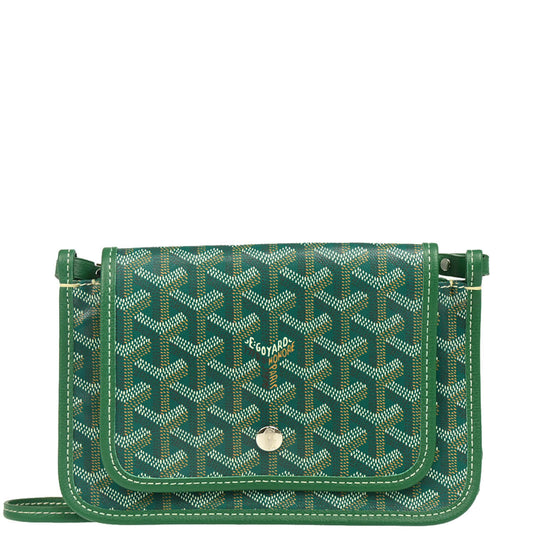 Goyard 2018 Green Plumet Shoulder Bag Pochette Wallet
