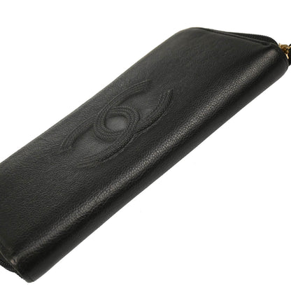 Chanel 2018-2019 Black Calfskin Wallet