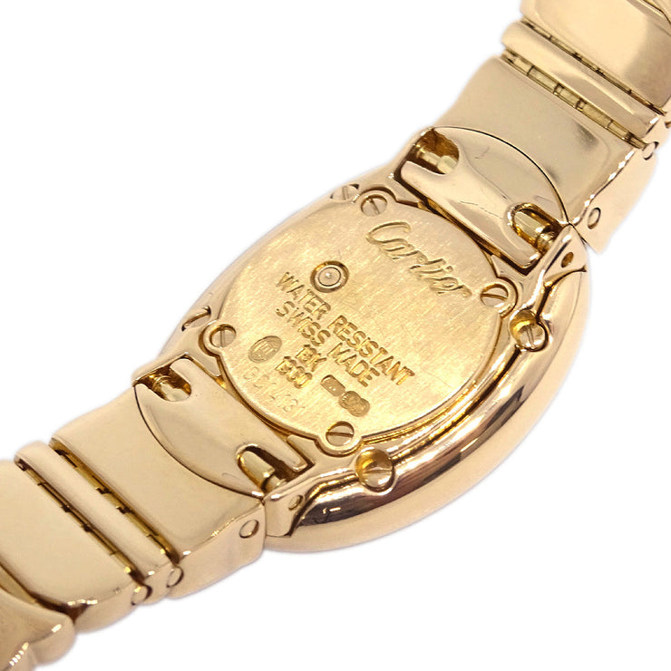 Cartier Mini Baignoire Ref.1960 Quartz Watch 18KYG Diamond Sapphire Ruby