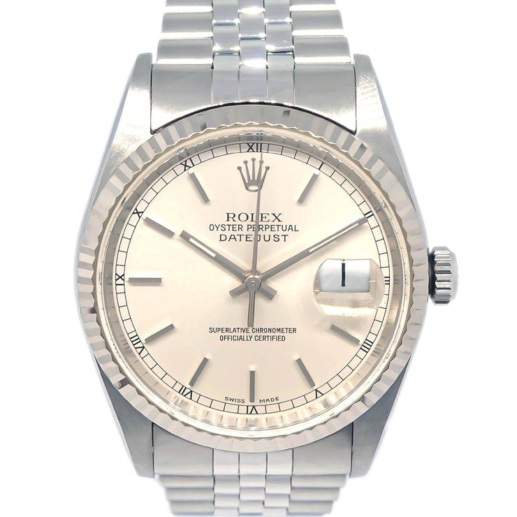 Rolex Oyster Perpetual Datejust 34mm Ref.16234 Self-winding Watch SS